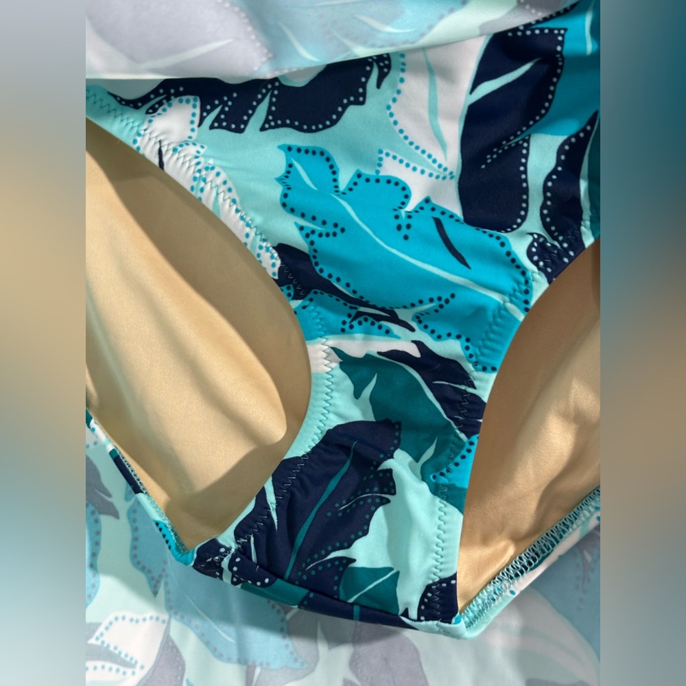 NWT Talbots Cabana swim bottom Skirt Size Small. Bikini Bottom Tropical Beach - Picture 6 of 10